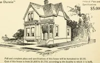 An illustration from Hodgson's low cost American homes; perspective views and floor plans of one hundred low and medium priced houses (1905)