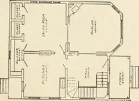 An illustration from Hodgson's low cost American homes; perspective views and floor plans of one hundred low and medium priced houses (1905)