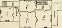 An illustration from Hodgson's low cost American homes; perspective views and floor plans of one hundred low and medium priced houses (1905)
