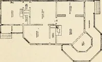 An illustration from Hodgson's low cost American homes; perspective views and floor plans of one hundred low and medium priced houses (1905)