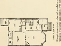 An illustration from Hodgson's low cost American homes; perspective views and floor plans of one hundred low and medium priced houses (1905)
