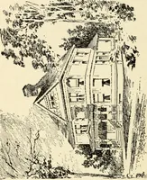 An illustration from Hodgson's low cost American homes; perspective views and floor plans of one hundred low and medium priced houses (1905)