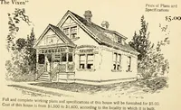 An illustration from Hodgson's low cost American homes; perspective views and floor plans of one hundred low and medium priced houses (1905)