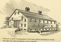 An illustration from Hodgson's low cost American homes; perspective views and floor plans of one hundred low and medium priced houses (1905)