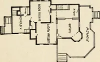 An illustration from Hodgson's low cost American homes; perspective views and floor plans of one hundred low and medium priced houses (1905)