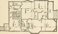 An illustration from Hodgson's low cost American homes; perspective views and floor plans of one hundred low and medium priced houses (1905)