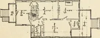 An illustration from Hodgson's low cost American homes; perspective views and floor plans of one hundred low and medium priced houses (1905)
