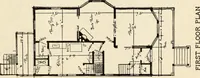 An illustration from Hodgson's low cost American homes; perspective views and floor plans of one hundred low and medium priced houses (1905)