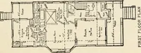 An illustration from Hodgson's low cost American homes; perspective views and floor plans of one hundred low and medium priced houses (1905)