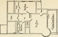An illustration from Hodgson's low cost American homes; perspective views and floor plans of one hundred low and medium priced houses (1905)