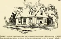 An illustration from Hodgson's low cost American homes; perspective views and floor plans of one hundred low and medium priced houses (1905)