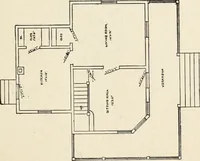 An illustration from Hodgson's low cost American homes; perspective views and floor plans of one hundred low and medium priced houses (1905)