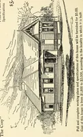 An illustration from Hodgson's low cost American homes; perspective views and floor plans of one hundred low and medium priced houses (1905)