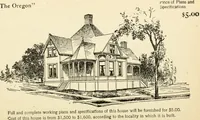 An illustration from Hodgson's low cost American homes; perspective views and floor plans of one hundred low and medium priced houses (1905)