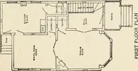 An illustration from Hodgson's low cost American homes; perspective views and floor plans of one hundred low and medium priced houses (1905)