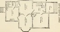 An illustration from Hodgson's low cost American homes; perspective views and floor plans of one hundred low and medium priced houses (1905)