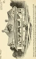 An illustration from Hodgson's low cost American homes; perspective views and floor plans of one hundred low and medium priced houses (1905)
