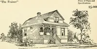 An illustration from Hodgson's low cost American homes; perspective views and floor plans of one hundred low and medium priced houses (1905)