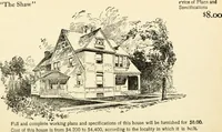 An illustration from Hodgson's low cost American homes; perspective views and floor plans of one hundred low and medium priced houses (1905)
