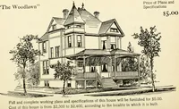 An illustration from Hodgson's low cost American homes; perspective views and floor plans of one hundred low and medium priced houses (1905)