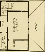 An illustration from Hodgson's modern house building : perspective views and floor plans of fifty low and medium priced houses ; full and complete working plans and specifications of any of these houses will be mailed at the low prices named, on the same day the order is received ; illustrated (1905)