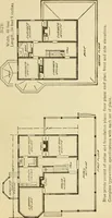 An illustration from Hodgson's modern house building : perspective views and floor plans of fifty low and medium priced houses ; full and complete working plans and specifications of any of these houses will be mailed at the low prices named, on the same day the order is received ; illustrated (1905)