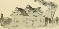 An illustration from Hodgson's modern house building : perspective views and floor plans of fifty low and medium priced houses ; full and complete working plans and specifications of any of these houses will be mailed at the low prices named, on the same day the order is received ; illustrated (1905)