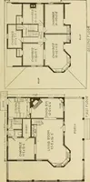 An illustration from Hodgson's modern house building : perspective views and floor plans of fifty low and medium priced houses ; full and complete working plans and specifications of any of these houses will be mailed at the low prices named, on the same day the order is received ; illustrated (1905)