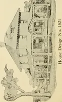An illustration from Hodgson's modern house building : perspective views and floor plans of fifty low and medium priced houses ; full and complete working plans and specifications of any of these houses will be mailed at the low prices named, on the same day the order is received ; illustrated (1905)