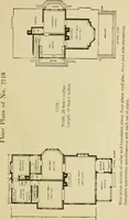 An illustration from Hodgson's modern house building : perspective views and floor plans of fifty low and medium priced houses ; full and complete working plans and specifications of any of these houses will be mailed at the low prices named, on the same day the order is received ; illustrated (1905)