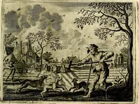 An illustration from Hof-gedachten, dat is, invallen, by gelegentheyt oft op't gesichte van boomen, planten, bloemen, kruyden, en diergelijcke aerdt-gewassen, verweckt, in't Buyten-leven (1655)