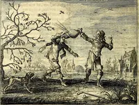An illustration from Hof-gedachten, dat is, invallen, by gelegentheyt oft op't gesichte van boomen, planten, bloemen, kruyden, en diergelijcke aerdt-gewassen, verweckt, in't Buyten-leven (1655)