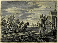 An illustration from Hof-gedachten, dat is, invallen, by gelegentheyt oft op't gesichte van boomen, planten, bloemen, kruyden, en diergelijcke aerdt-gewassen, verweckt, in't Buyten-leven (1655)