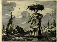 An illustration from Hof-gedachten, dat is, invallen, by gelegentheyt oft op't gesichte van boomen, planten, bloemen, kruyden, en diergelijcke aerdt-gewassen, verweckt, in't Buyten-leven (1655)