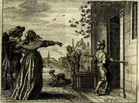 An illustration from Hof-gedachten, dat is, invallen, by gelegentheyt oft op't gesichte van boomen, planten, bloemen, kruyden, en diergelijcke aerdt-gewassen, verweckt, in't Buyten-leven (1655)