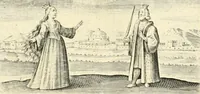 An illustration from Hohe geistreiche Lehren vnd Erklärungen vber die fürnembsten Sprüche dess Hohen Lieds Salomonis von der Liebhabenden Seele : das ist, der Christlichen Kirchen vnd jhrem Gemahl Jesu Christo (1622)