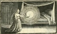 An illustration from Hohe geistreiche Lehren vnd Erklärungen vber die fürnembsten Sprüche dess Hohen Lieds Salomonis von der Liebhabenden Seele : das ist, der Christlichen Kirchen vnd jhrem Gemahl Jesu Christo (1622)