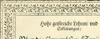 An illustration from Hohe geistreiche Lehren vnd Erklärungen vber die fürnembsten Sprüche dess Hohen Lieds Salomonis von der Liebhabenden Seele : das ist, der Christlichen Kirchen vnd jhrem Gemahl Jesu Christo (1622)