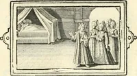 An illustration from Hohe geistreiche Lehren vnd Erklärungen vber die fürnembsten Sprüche dess Hohen Lieds Salomonis von der Liebhabenden Seele : das ist, der Christlichen Kirchen vnd jhrem Gemahl Jesu Christo (1622)