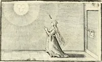 An illustration from Hohe geistreiche Lehren vnd Erklärungen vber die fürnembsten Sprüche dess Hohen Lieds Salomonis von der Liebhabenden Seele : das ist, der Christlichen Kirchen vnd jhrem Gemahl Jesu Christo (1622)