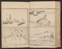 An illustration from Hokkei manga : shohen (1800)