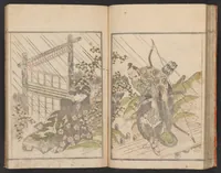 An illustration from Hokkei manga : shohen (1800)