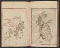 An illustration from Hokkei manga : shohen (1800)