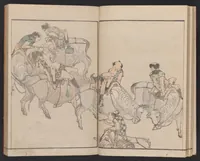 An illustration from Hokusai gafu (1800)