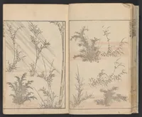 An illustration from Hokusai manga (1600)