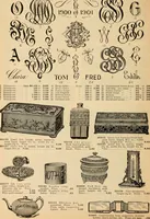 An illustration from Holiday specialties : jewelry, watches, silverware, musical goods, leather goods, sporting goods, etc. (1900)