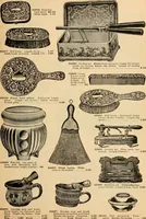 An illustration from Holiday specialties : jewelry, watches, silverware, musical goods, leather goods, sporting goods, etc. (1900)