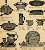 An illustration from Holiday specialties : jewelry, watches, silverware, musical goods, leather goods, sporting goods, etc. (1900)