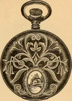 An illustration from Holiday specialties : jewelry, watches, silverware, musical goods, leather goods, sporting goods, etc. (1900)