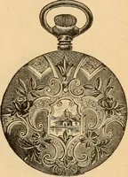 An illustration from Holiday specialties : jewelry, watches, silverware, musical goods, leather goods, sporting goods, etc. (1900)